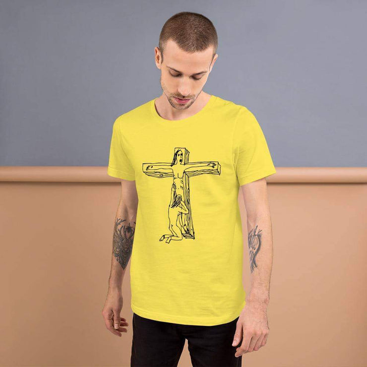 Last Joy Limited Edition t shirt by Tattoo artist Auto Christ !  Love Your Mom  Yellow S 
