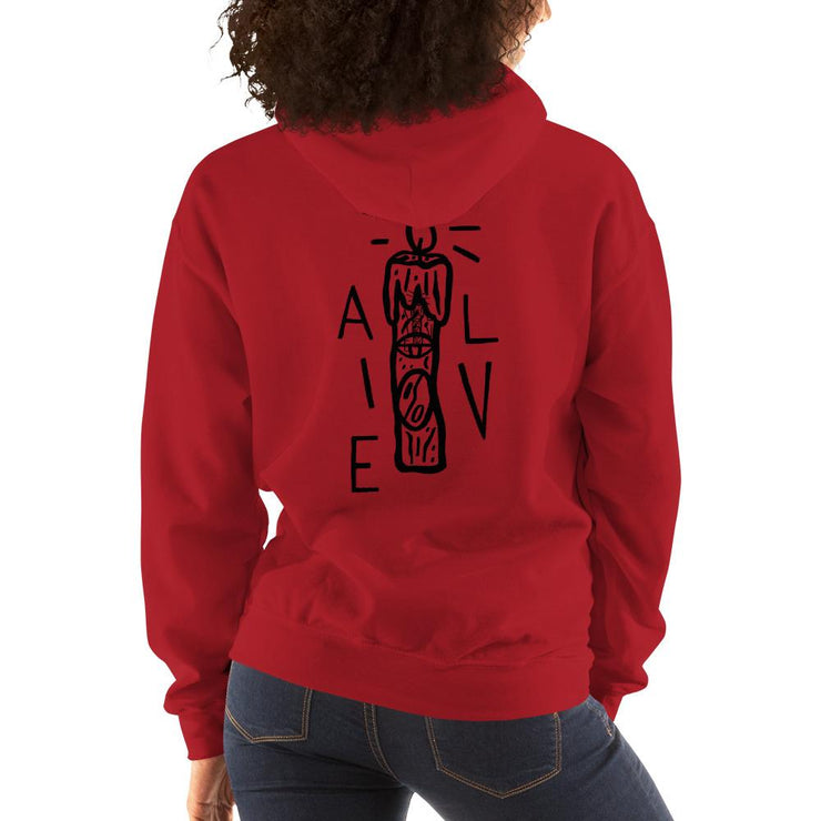 Light Unisex Hoodie by Tattoo artist Framacho  Love Your Mom  Red S 