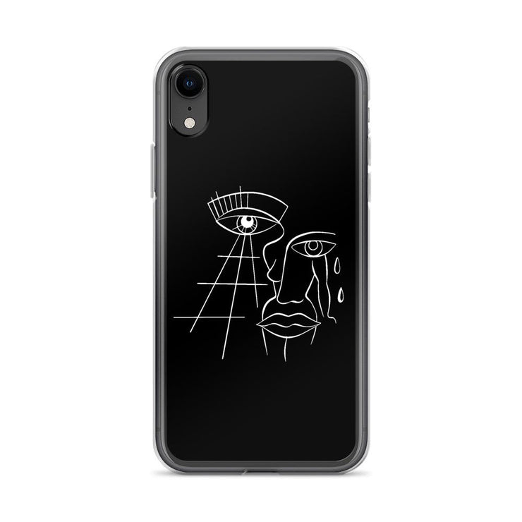 Limited Edition Black Abstract Art iPhone Case From Top Tattoo Artists  Love Your Mom  iPhone XR  
