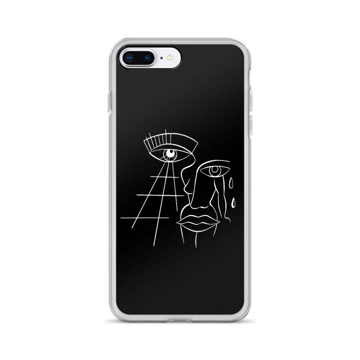 Limited Edition Black Abstract Art iPhone Case From Top Tattoo Artists  Love Your Mom  iPhone 7 Plus/8 Plus  