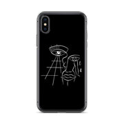 Limited Edition Black Abstract Art iPhone Case From Top Tattoo Artists  Love Your Mom  iPhone X/XS  