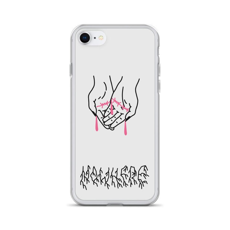 Limited Edition Blood Hands iPhone Case From Top Tattoo Artists  Love Your Mom iPhone 7/8  