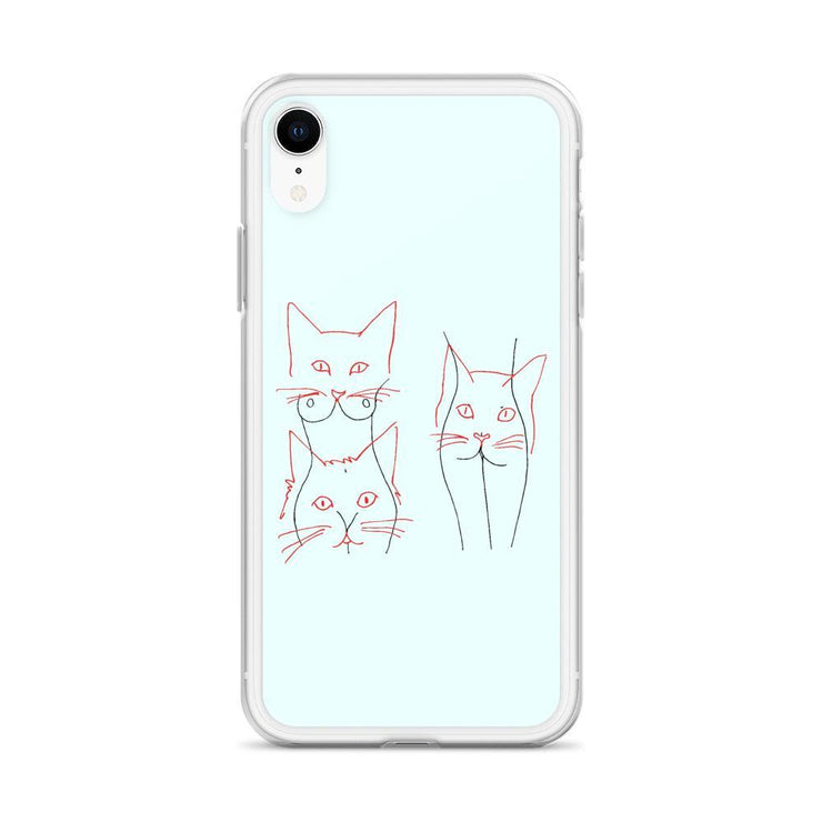 Limited Edition Blue Cat Women iPhone Case From Top Tattoo Artists  Love Your Mom    