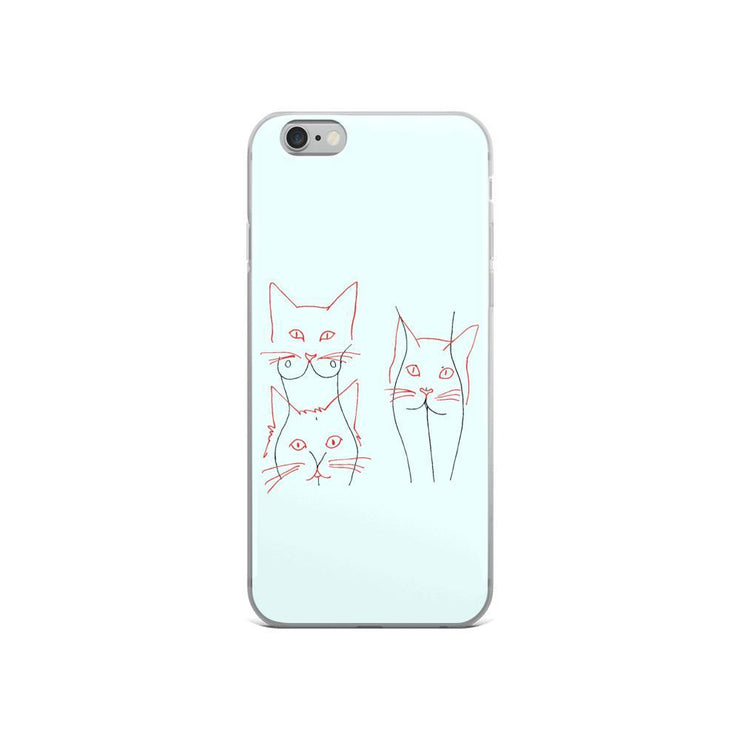 Limited Edition Blue Cat Women iPhone Case From Top Tattoo Artists  Love Your Mom  iPhone 6/6s  