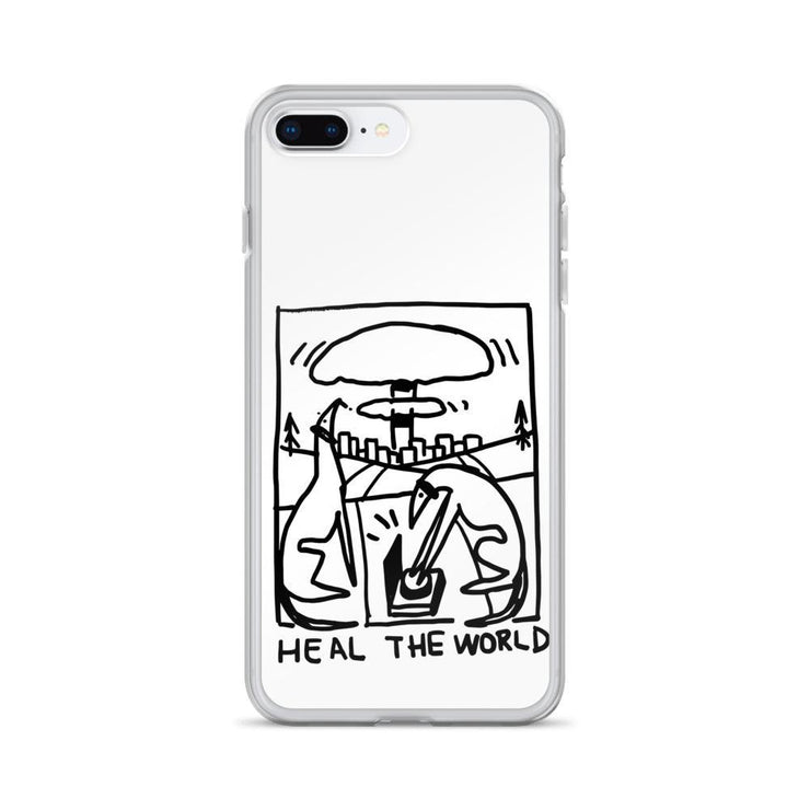 Limited Edition Dogs Save The World iPhone Case From Top Tattoo Artists  Love Your Mom  iPhone 7 Plus/8 Plus  