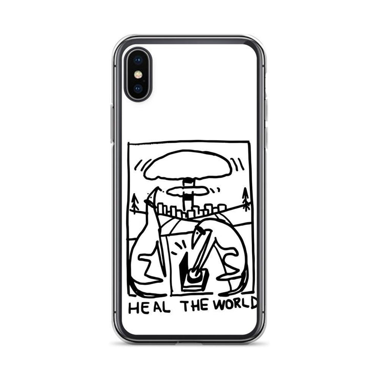 Limited Edition Dogs Save The World iPhone Case From Top Tattoo Artists  Love Your Mom  iPhone X/XS  