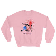 Limited Edition Friends Sweatshirt by Tattoo artist Bad Paint !  Love Your Mom  Light Pink S 