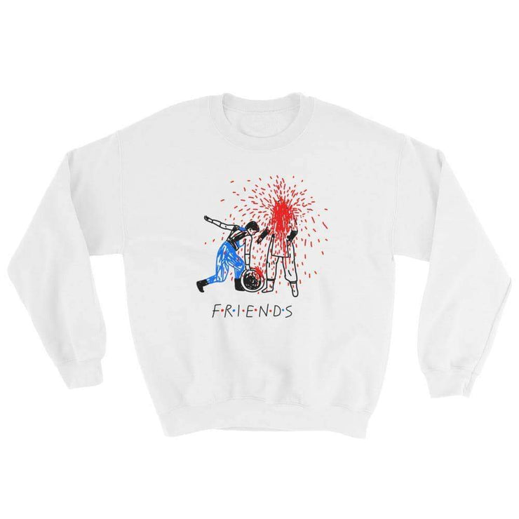 Limited Edition Friends Sweatshirt by Tattoo artist Bad Paint !  Love Your Mom  White S 