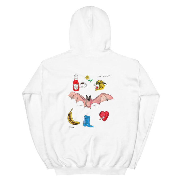 Limited Edition Hoodie By Tattoo Artist Tamar Bar  Love Your Mom  White S 