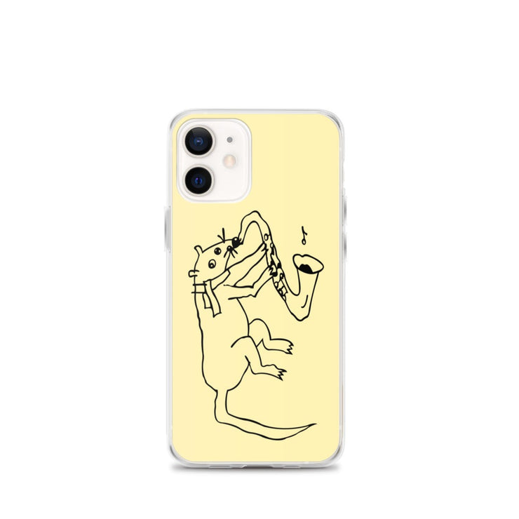 Limited Edition Jazz Rat Yellow iPhone 13 12 Case From Top Tattoo Artists  Love Your Mom  iPhone 12 mini  