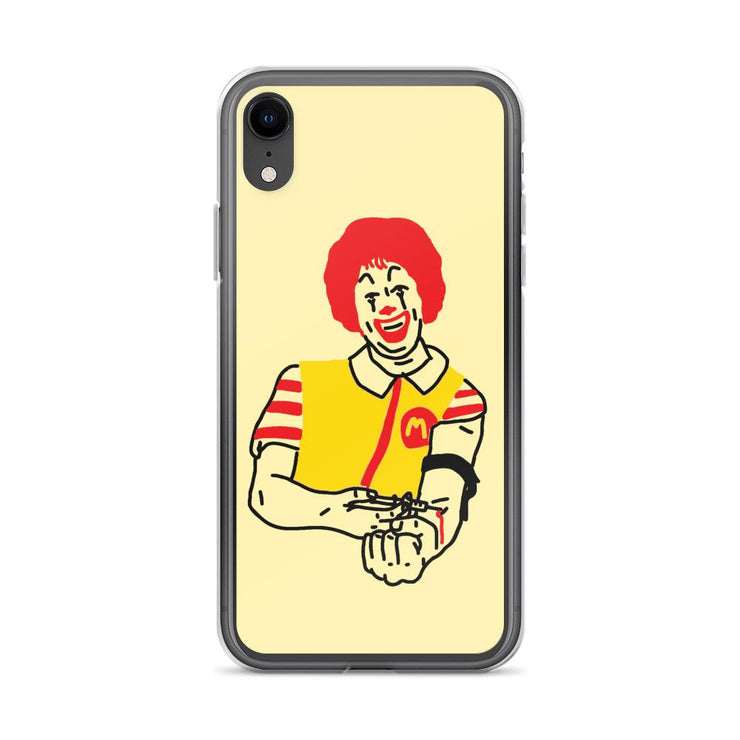 Limited Edition Junky Ronald McDonald iPhone Case From Top Tattoo Artists  Love Your Mom  iPhone XR  