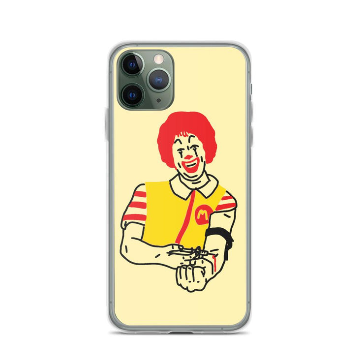 Limited Edition Junky Ronald McDonald iPhone Case From Top Tattoo Artists  Love Your Mom  iPhone 11 Pro  