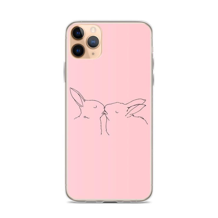 Limited Edition Rabbit Kiss iPhone Case From Top Tattoo Artists  Love Your Mom  iPhone 11 Pro Max  