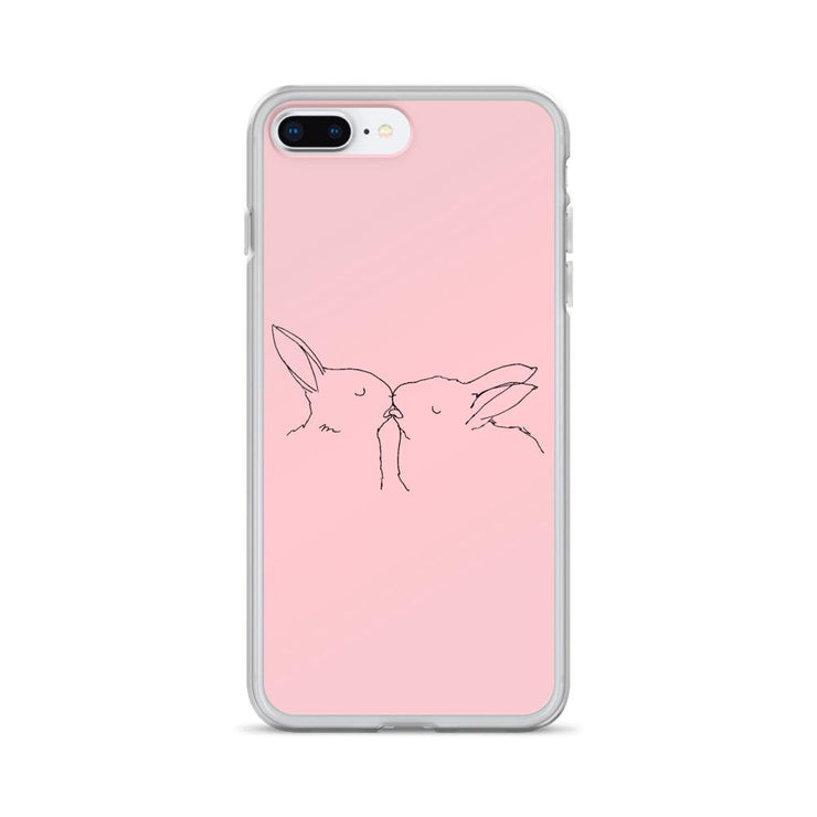 Limited Edition Rabbit Kiss iPhone Case From Top Tattoo Artists  Love Your Mom  iPhone 7 Plus/8 Plus  