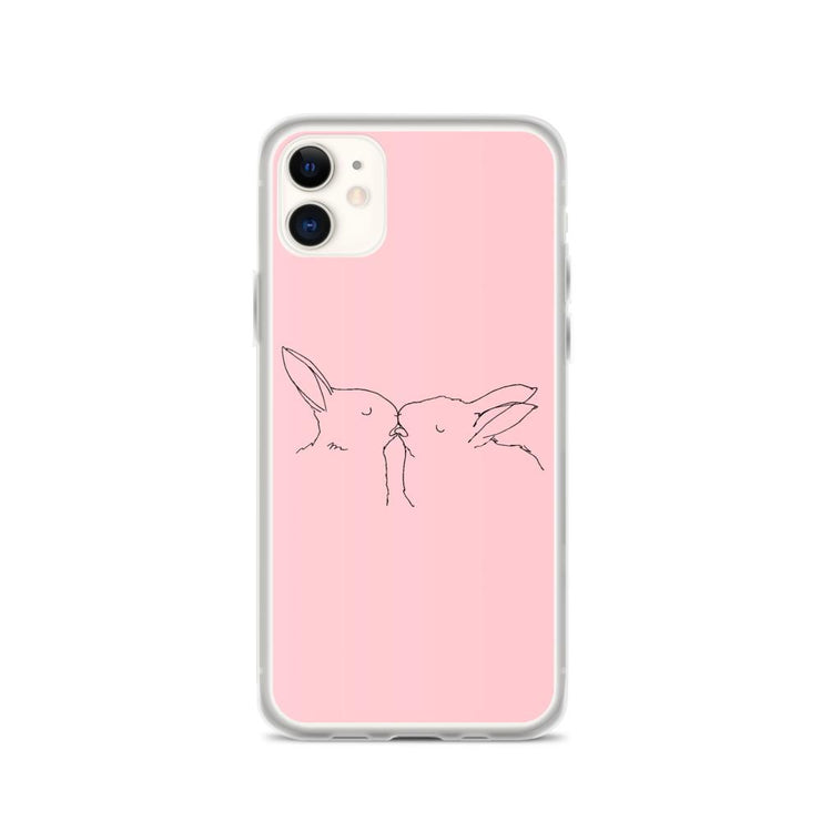 Limited Edition Rabbit Kiss iPhone Case From Top Tattoo Artists  Love Your Mom  iPhone 11  