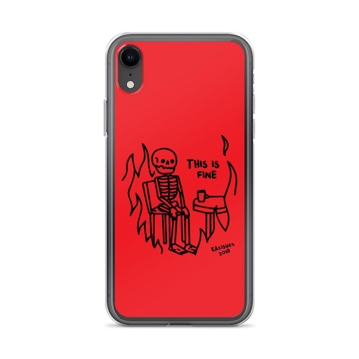 Limited Edition Red skeleton iPhone Case From Top Tattoo Artists  Love Your Mom  iPhone XR  