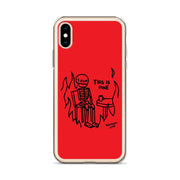 Limited Edition Red skeleton iPhone Case From Top Tattoo Artists  Love Your Mom    
