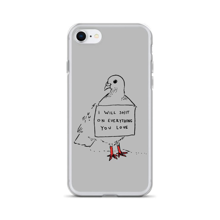Limited Edition Rude Pigeon iPhone Case From Top Tattoo Artists  Love Your Mom  iPhone 7/8  