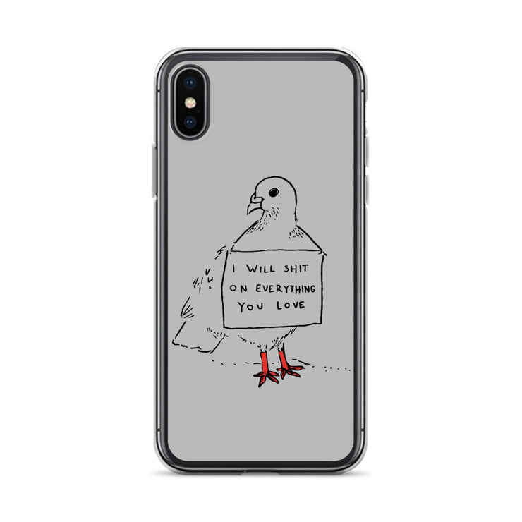 Limited Edition Rude Pigeon iPhone Case From Top Tattoo Artists  Love Your Mom  iPhone X/XS  