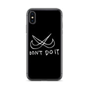 Limited Edition don't do it iPhone Case From Top Tattoo Artists  Love Your Mom  iPhone X/XS  