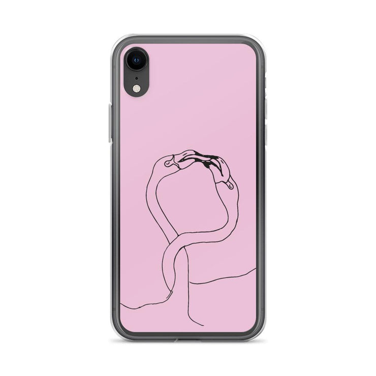 Limited Edition pink flamingo love iPhone Case From Top Tattoo Artists  Love Your Mom  iPhone XR  