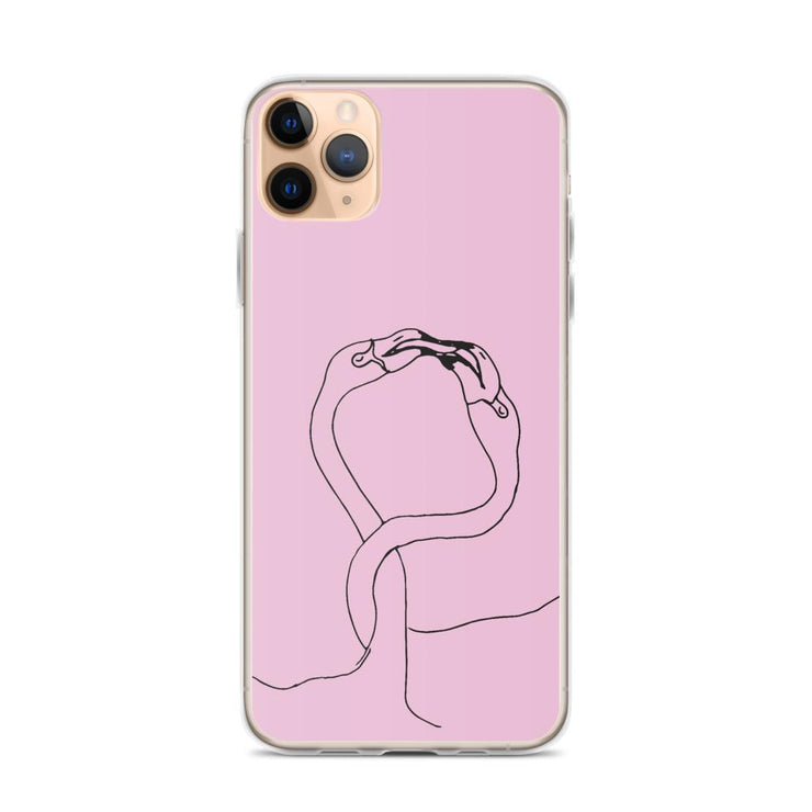 Limited Edition pink flamingo love iPhone Case From Top Tattoo Artists  Love Your Mom  iPhone 11 Pro Max  
