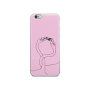 Limited Edition pink flamingo love iPhone Case From Top Tattoo Artists  Love Your Mom  iPhone 6/6s  