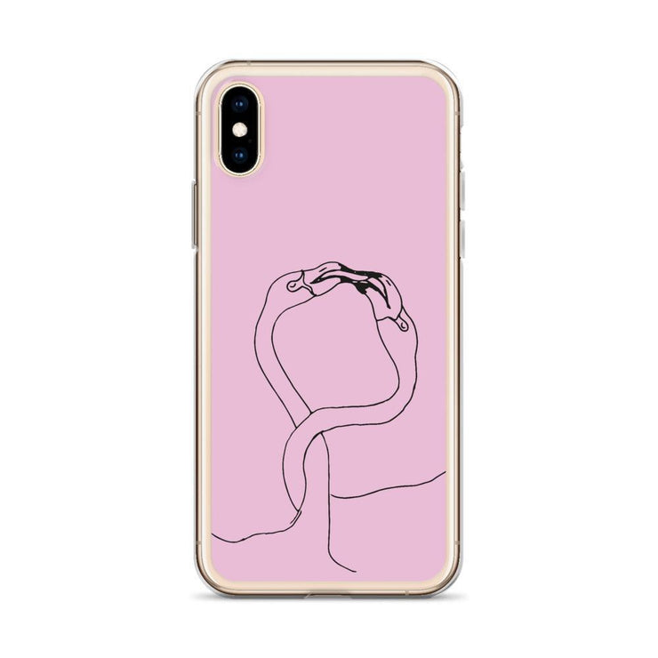 Limited Edition pink flamingo love iPhone Case From Top Tattoo Artists  Love Your Mom    