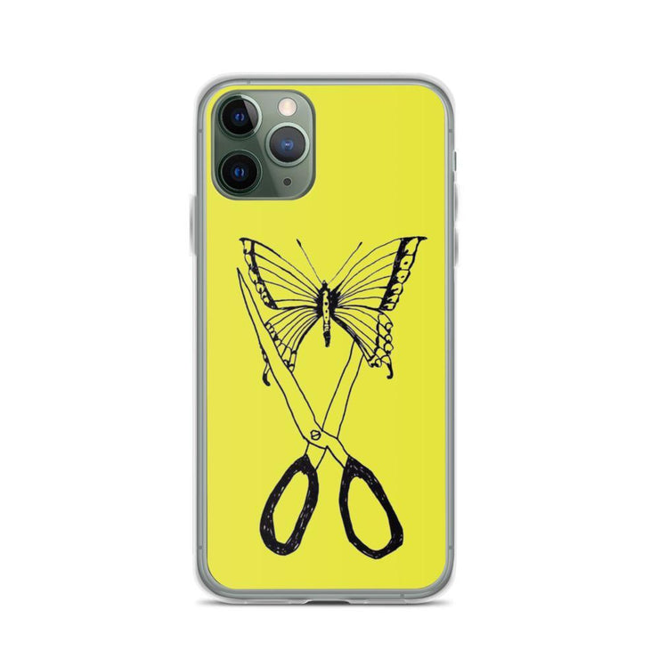 Limited Edition yellow Butterfly iPhone Case From Top Tattoo Artists  Love Your Mom  iPhone 11 Pro  