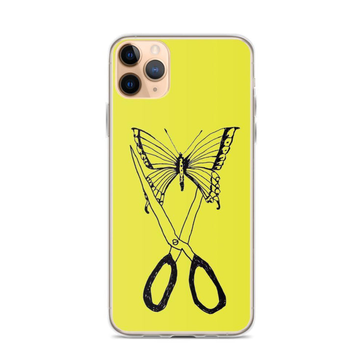 Limited Edition yellow Butterfly iPhone Case From Top Tattoo Artists  Love Your Mom  iPhone 11 Pro Max  