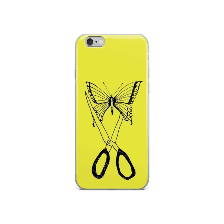 Limited Edition yellow Butterfly iPhone Case From Top Tattoo Artists  Love Your Mom  iPhone 6/6s  