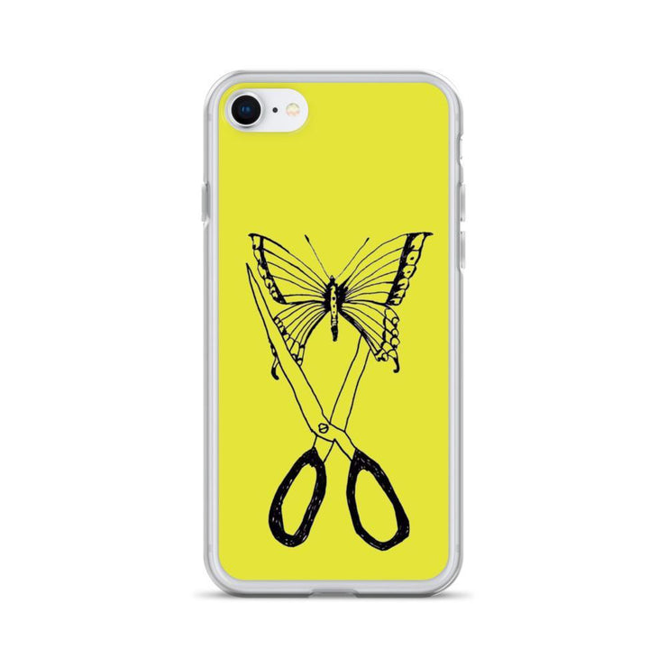 Limited Edition yellow Butterfly iPhone Case From Top Tattoo Artists  Love Your Mom  iPhone 7/8  