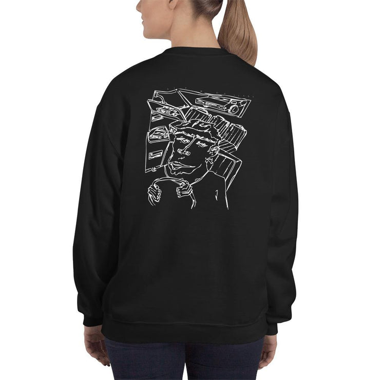Mad Driver Sweatshirt by Tattoo Artists Jean Mou  Love Your Mom  Black S 