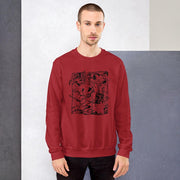 Mess Unisex Sweatshirt by Tattoo Artist S William  Love Your Mom  Red S 