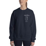 Missing Unisex Sweatshirt by Tattoo Artists MI_SS_ING  Love Your Mom  Navy S 