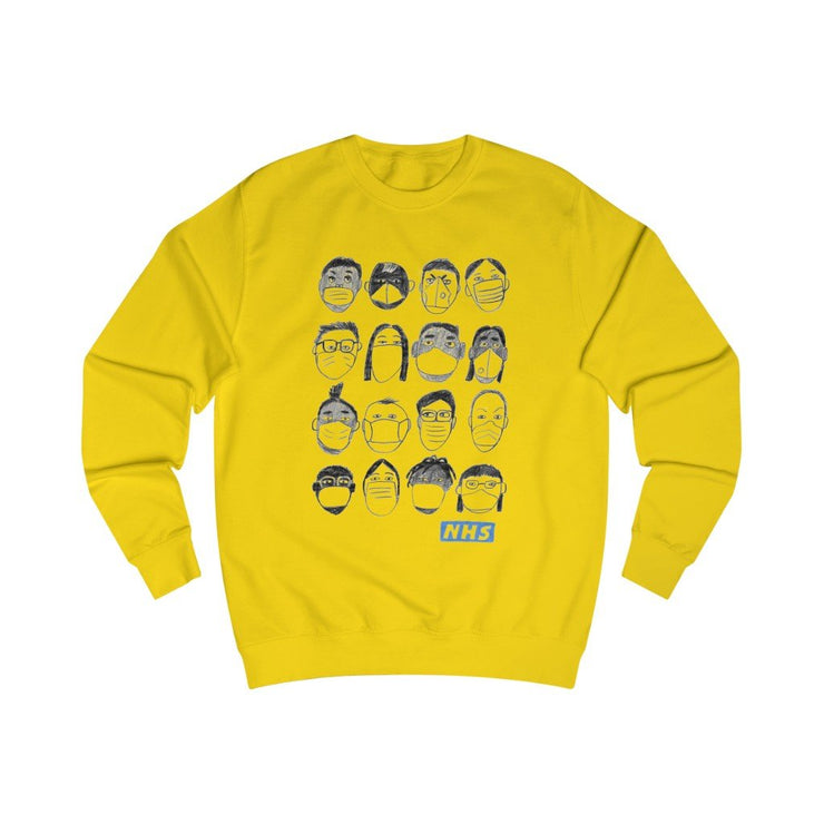NHS unisex Sweatshirt Sweatshirt Printify Sun Yellow S 