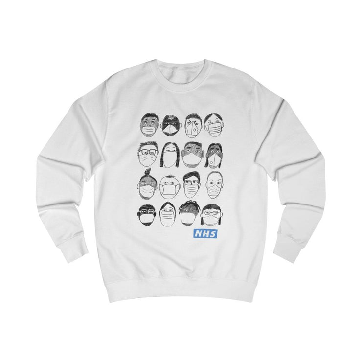 NHS unisex Sweatshirt Sweatshirt Printify Arctic White L 