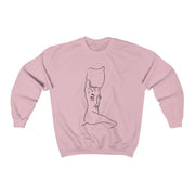 Nude Sweatshirt by Tattoo artist Tamar Bar Sweatshirt Printify Light Pink L 