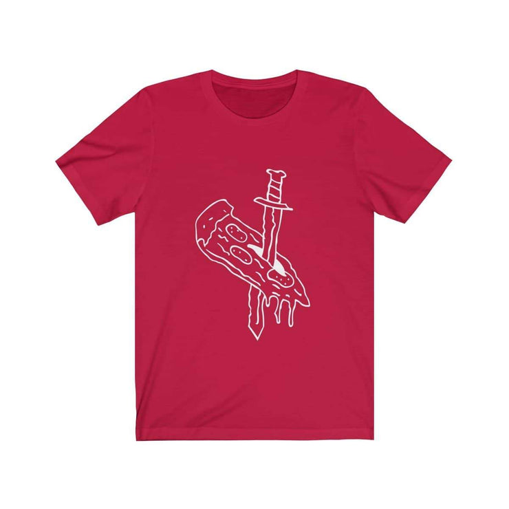 Pepperoni T-shirt by Tattoo artist Auto Christ T-Shirt Printify Red XS 