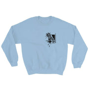 QQ sweatshirt BY TATTOO ARTIST R-AGE  Love Your Mom  Light Blue S 