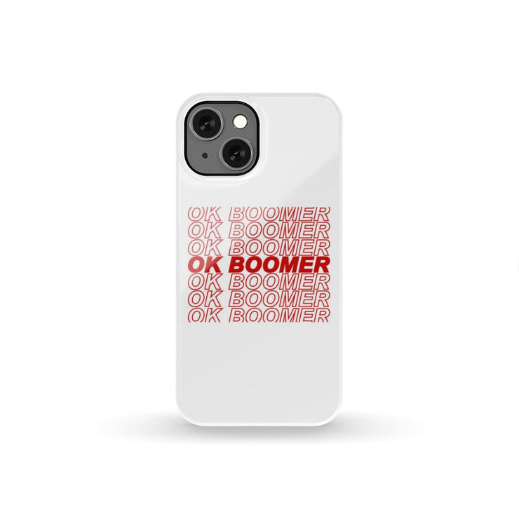 Red ok boomer phone case Phone Case wc-fulfillment iPhone 13 Mini  
