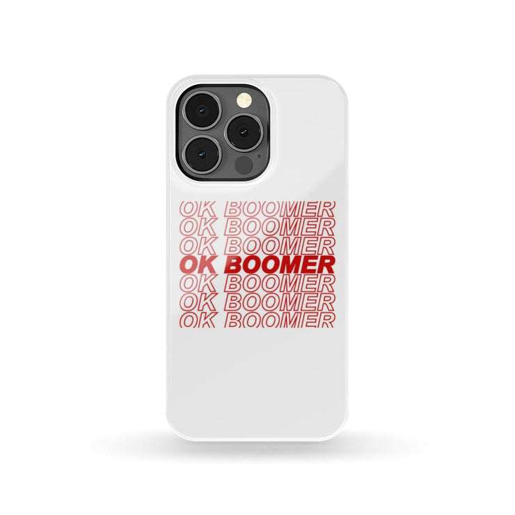 Red ok boomer phone case Phone Case wc-fulfillment iPhone 13 Pro  