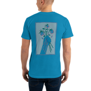 Roses Short-Sleeve Unisex T-Shirt by Tattoo Artist Dane Nicklas  Love Your Mom  Teal XS 