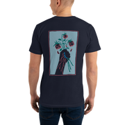Roses Short-Sleeve Unisex T-Shirt by Tattoo Artist Dane Nicklas  Love Your Mom  Navy XS 