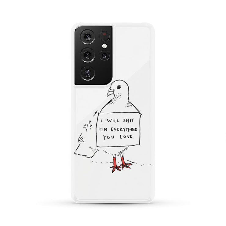 Shit Bird Case By Tamar Bar Phone Case wc-fulfillment Samsung Galaxy S21 Ultra  