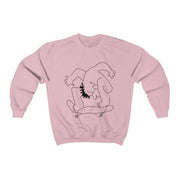Skater Sweatshirt by Tattoo artist Auto Christ Sweatshirt Printify Light Pink S 