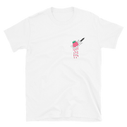 Strawberry Short-Sleeve Unisex T-Shirt by Tattoo Artist Dane Nicklas  Love Your Mom  White S 