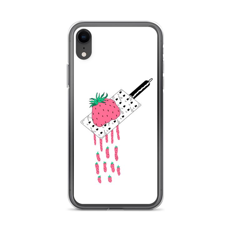 Strawberry iPhone Case by tattoo artist auto christ  Love Your Mom  iPhone XR  