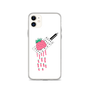 Strawberry iPhone Case by tattoo artist auto christ  Love Your Mom  iPhone 11  