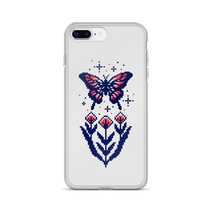 Summer Pixel Tattoo Art iPhone Case By Youthless  Love Your Mom  iPhone 7 Plus/8 Plus  